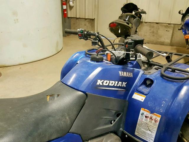 5Y4AJ14W36A306982 - 2006 YAMAHA YFM450 FWA BLUE photo 5