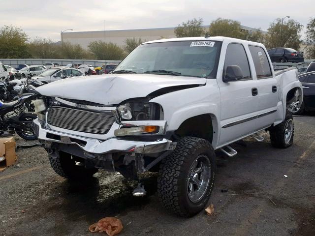 2GTEK13T761220034 - 2006 GMC NEW SIERRA WHITE photo 2