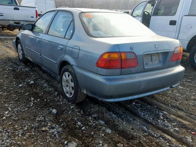 2HGEJ6617YH548091 - 2000 HONDA CIVIC BASE 青色 照片 3