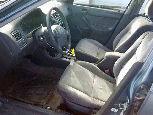 2HGEJ6617YH548091 - 2000 HONDA CIVIC BASE 青色 照片 5