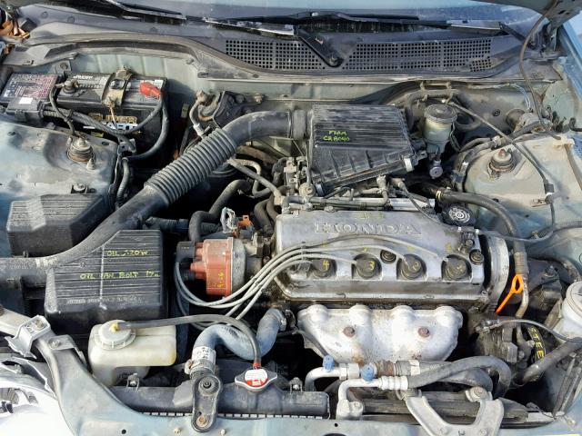 2HGEJ6617YH548091 - 2000 HONDA CIVIC BASE 青色 照片 7