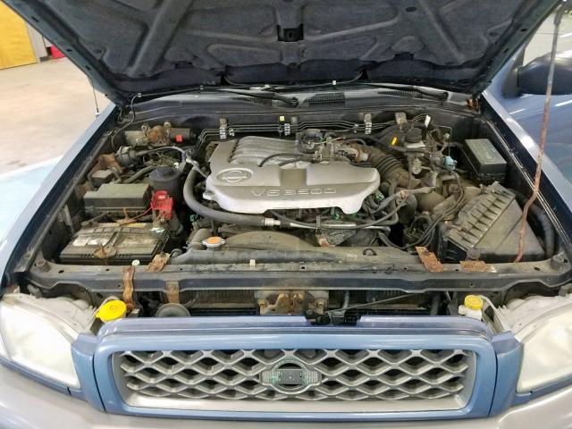 JN8DR07Y21W512395 - 2001 NISSAN PATHFINDER BLUE photo 7