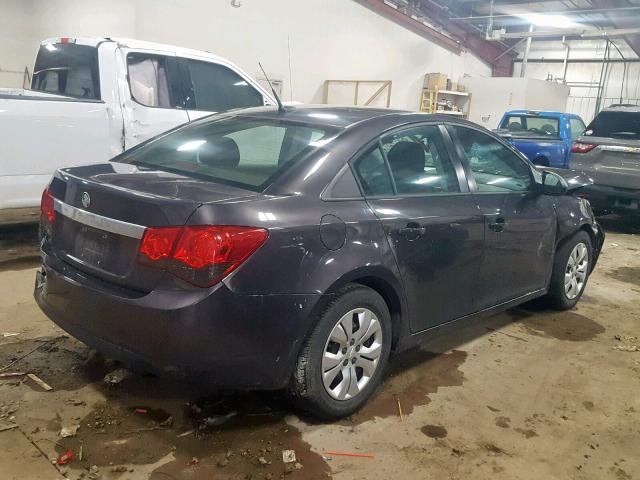 1G1PB5SH4E7445289 - 2014 CHEVROLET CRUZE LS CHARCOAL photo 4