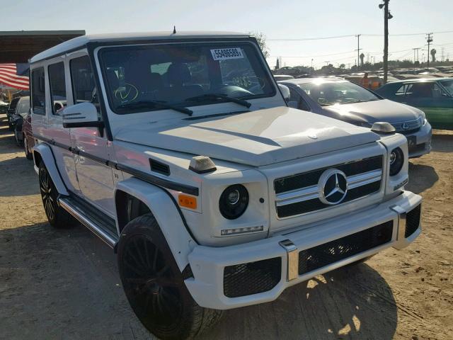 WDCYC3HF2AX182436 - 2010 MERCEDES-BENZ G 550 WHITE photo 1