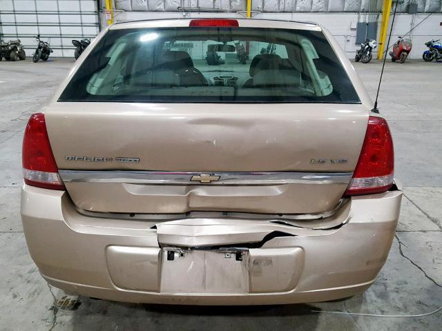 1G1ZT62805F302485 - 2005 CHEVROLET MALIBU MAX ოქროსფერი ფოტო 9