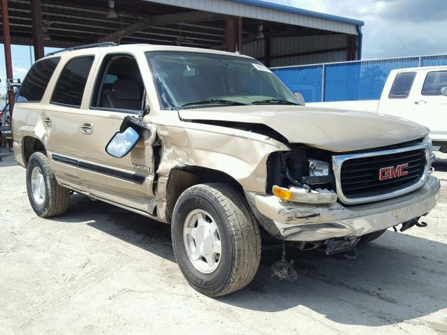 1GKEK13T85J107444 - 2005 GMC YUKON WHITE photo 1