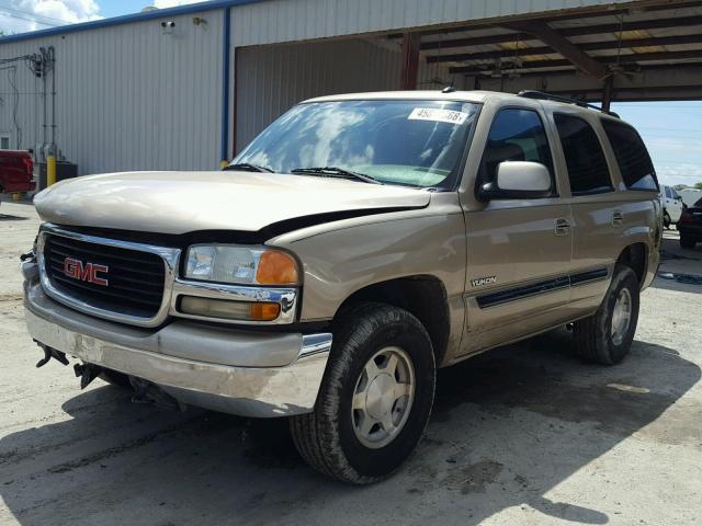 1GKEK13T85J107444 - 2005 GMC YUKON WHITE photo 2