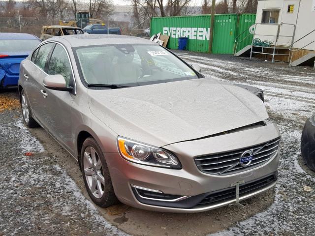 YV126MFK3G1399900 - 2016 VOLVO S60 PREMIE SILVER photo 1