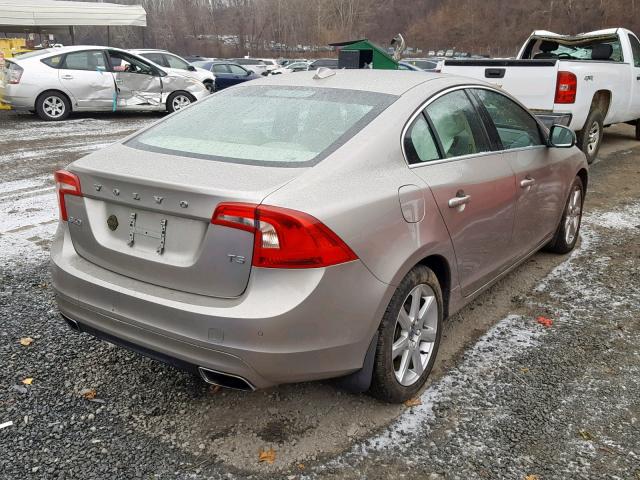 YV126MFK3G1399900 - 2016 VOLVO S60 PREMIE SILVER photo 4