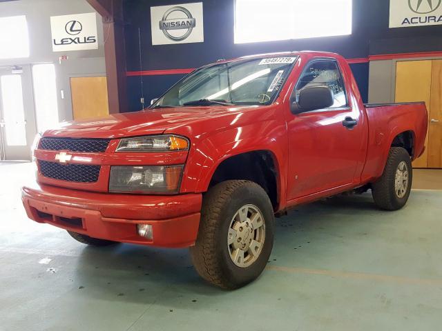 1GCDT149488164923 - 2008 CHEVROLET COLORADO RED photo 2