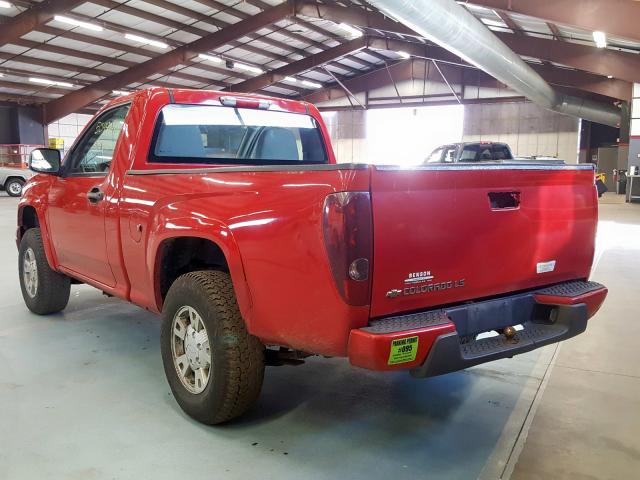 1GCDT149488164923 - 2008 CHEVROLET COLORADO RED photo 3