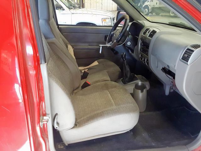 1GCDT149488164923 - 2008 CHEVROLET COLORADO RED photo 5