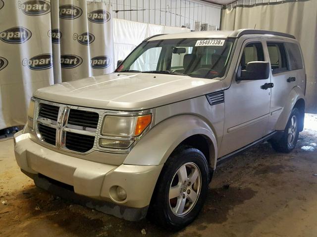 1D8GT28K38W287691 - 2008 DODGE NITRO SXT SILVER photo 2