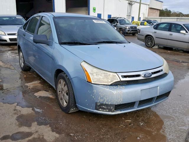 1FAHP34N88W244645 - 2008 FORD FOCUS S/SE BLUE photo 1