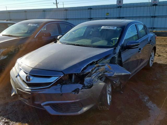 19UDE2F39HA013482 - 2017 ACURA ILX BASE GRAY photo 2