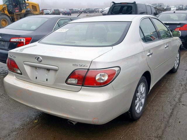 JTHBF30GX36006958 - 2003 LEXUS ES 300 CREAM photo 4