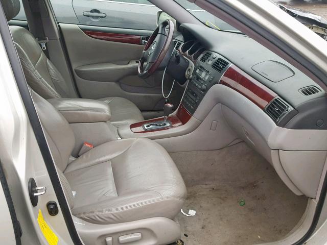 JTHBF30GX36006958 - 2003 LEXUS ES 300 CREAM photo 5