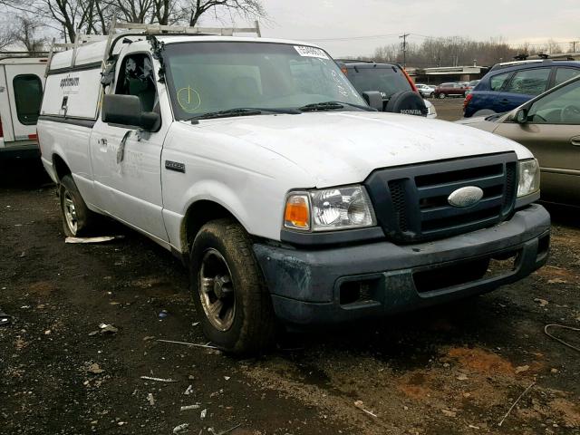 1FTYR10U57PA60620 - 2007 FORD RANGER WHITE photo 1