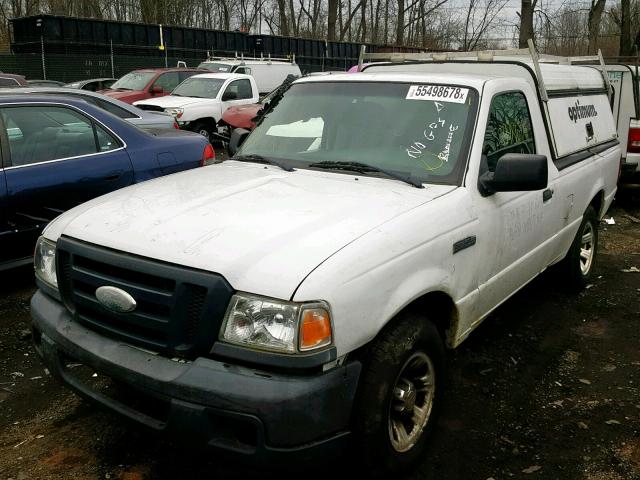 1FTYR10U57PA60620 - 2007 FORD RANGER WHITE photo 2