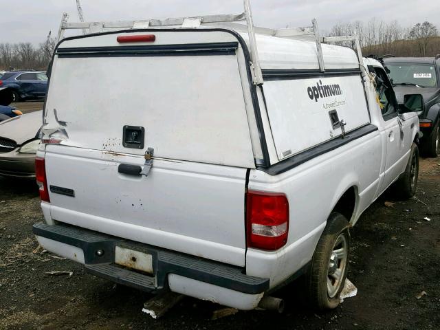 1FTYR10U57PA60620 - 2007 FORD RANGER WHITE photo 4