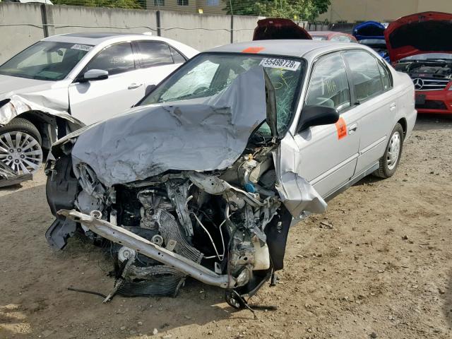 2HGEJ6615YH540247 - 2000 HONDA CIVIC BASE Gümüş foto 2