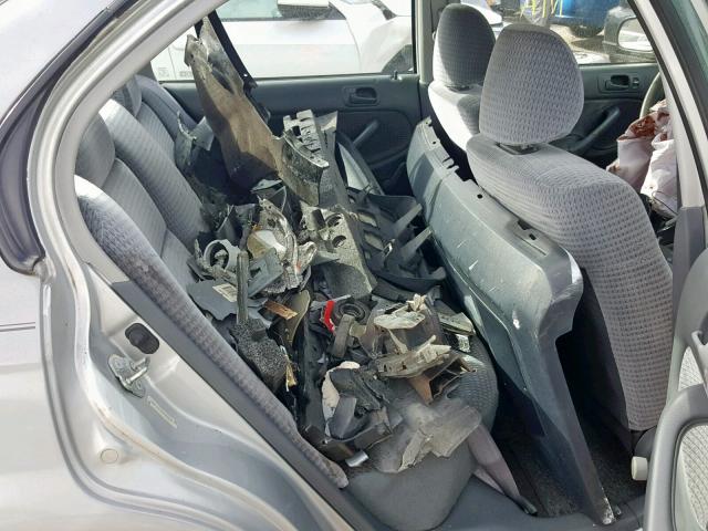 2HGEJ6615YH540247 - 2000 HONDA CIVIC BASE Gümüş foto 6