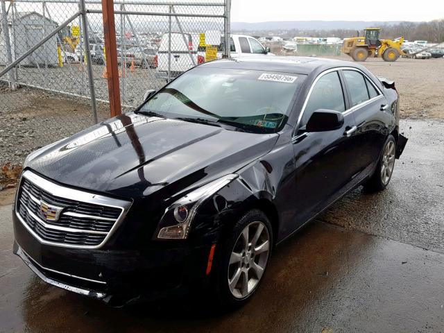 1G6AG5RXXF0101717 - 2015 CADILLAC ATS BLACK photo 2