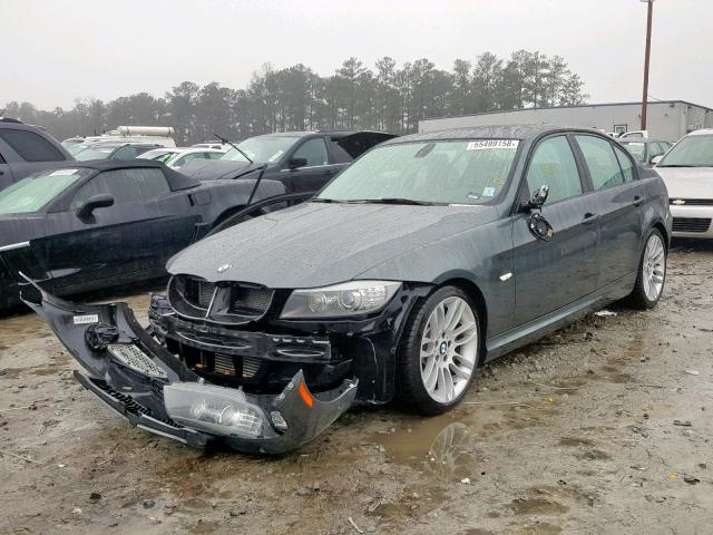 WBAPN7C52BA947986 - 2011 BMW 335 D GREEN photo 2