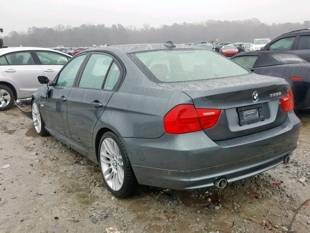 WBAPN7C52BA947986 - 2011 BMW 335 D GREEN photo 3