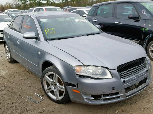 WAUDH78E67A061888 - 2007 AUDI A4 3.2 QUA SILVER photo 1