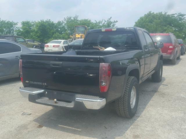 1GCDT198158244983 - 2005 CHEVROLET COLORADO BLACK photo 4