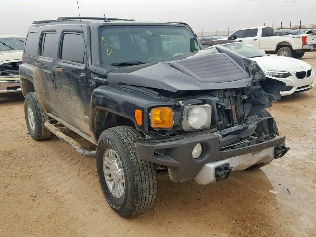 5GTEN13E998104336 - 2009 HUMMER H3 BLACK photo 1