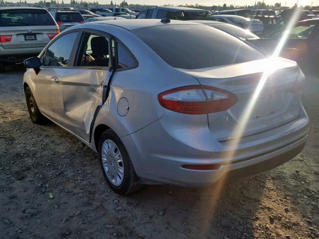 3FADP4AJ6HM168476 - 2017 FORD FIESTA S SILVER photo 3