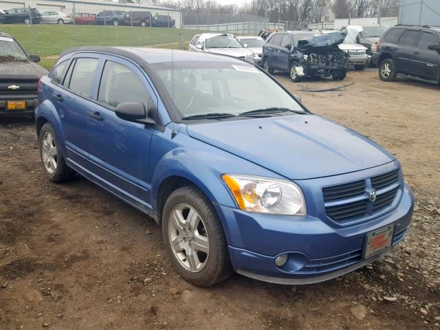 1B3HB48B47D235483 - 2007 DODGE CALIBER SX BLUE photo 1