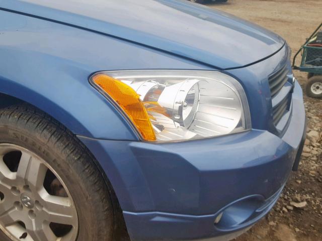 1B3HB48B47D235483 - 2007 DODGE CALIBER SX BLUE photo 9