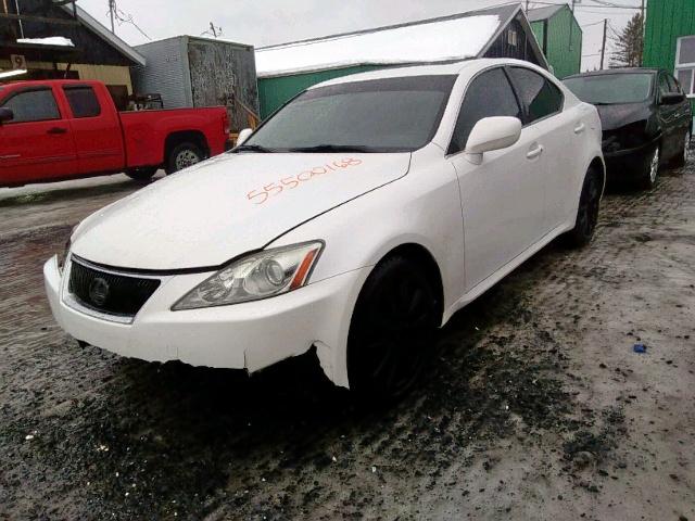 JTHCK262182025340 - 2008 LEXUS IS 250 WHITE photo 2