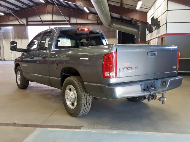 3D7KA28D93G857139 - 2003 DODGE RAM 2500 S GRAY photo 3