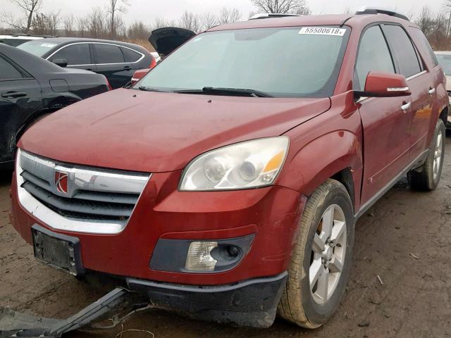 5GZER33748J133385 - 2008 SATURN OUTLOOK XR RED photo 2