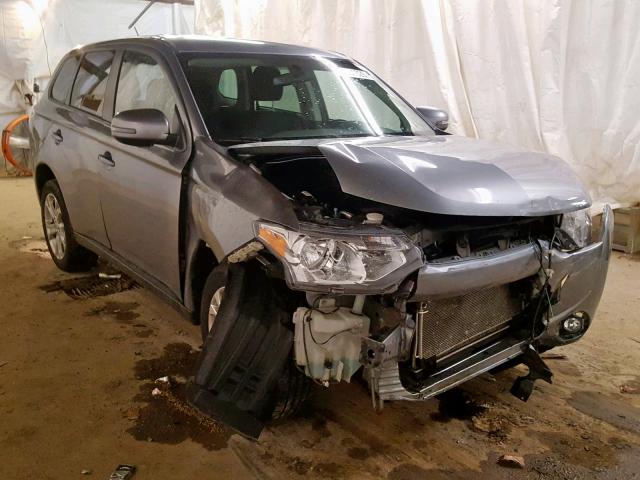 JA4AZ3A37EZ014219 - 2014 MITSUBISHI OUTLANDER GRAY photo 1