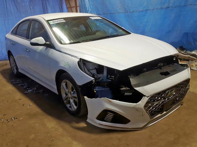 5NPE34AF5KH787430 - 2019 HYUNDAI SONATA LIM WHITE photo 1