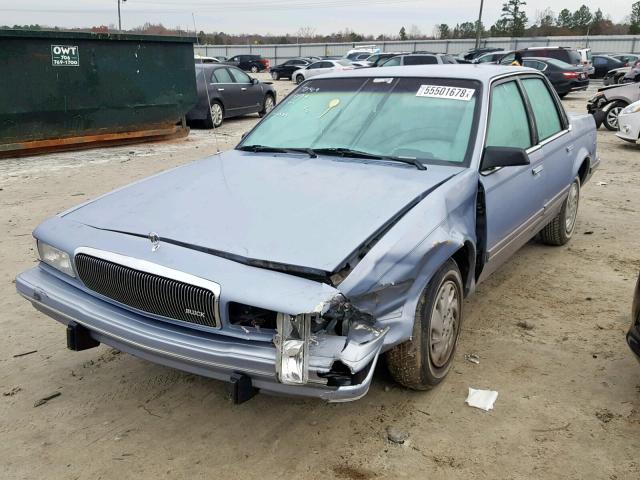 1G4AG55M1T6430934 - 1996 BUICK CENTURY SP BLUE photo 2