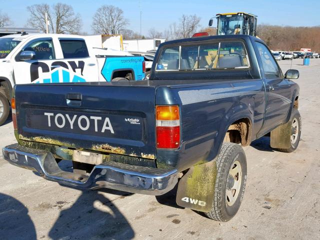 4TARN01P1RZ161031 - 1994 TOYOTA PICKUP 1/2 GREEN photo 4