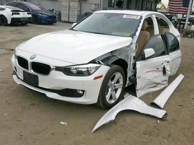 WBA3D3C55FK158466 - 2015 BMW 328 D WHITE photo 2