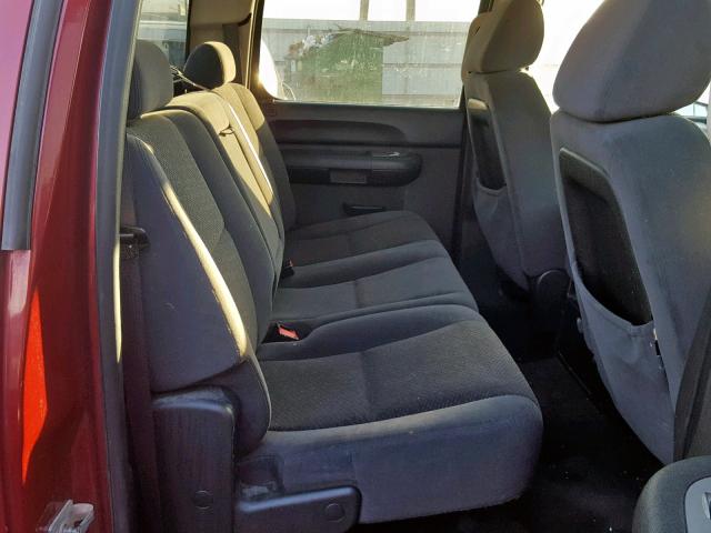 2GTEK13M271642268 - 2007 GMC NEW SIERRA MAROON photo 6