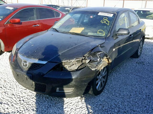 JM1BK12F471679477 - 2007 MAZDA 3 I BLACK photo 2