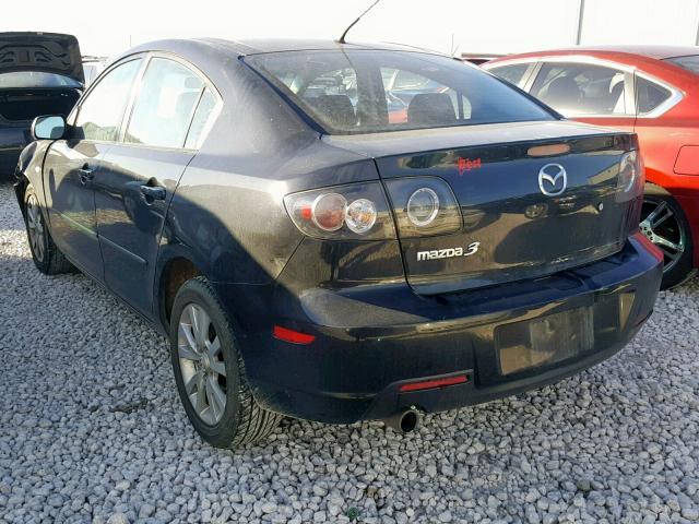 JM1BK12F471679477 - 2007 MAZDA 3 I BLACK photo 3