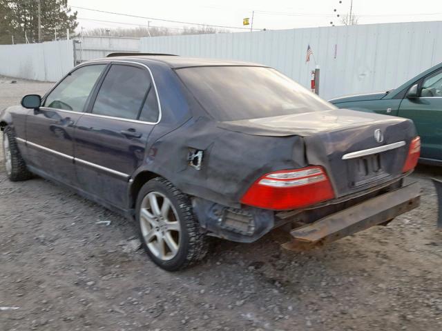 JH4KA9654XC004010 - 1999 ACURA 3.5RL BLUE photo 3