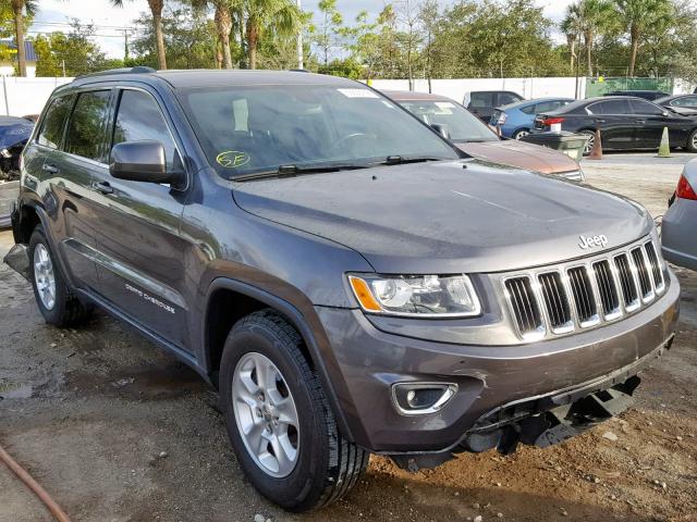 1C4RJEAG1EC136351 - 2014 JEEP GRAND CHER GRAY photo 1