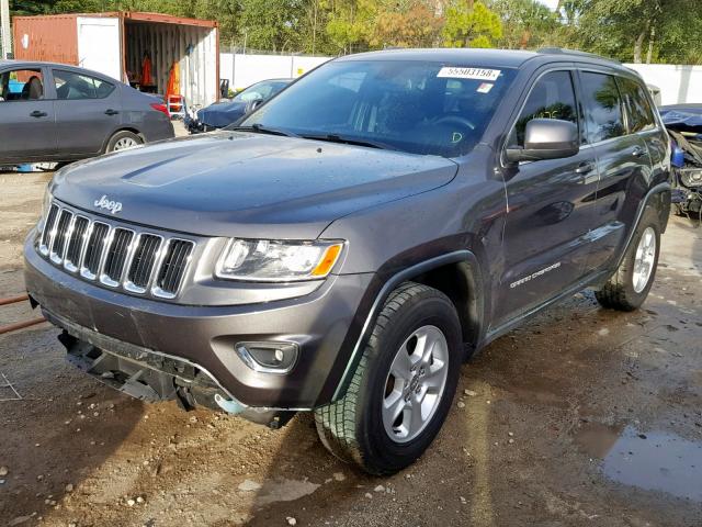 1C4RJEAG1EC136351 - 2014 JEEP GRAND CHER GRAY photo 2