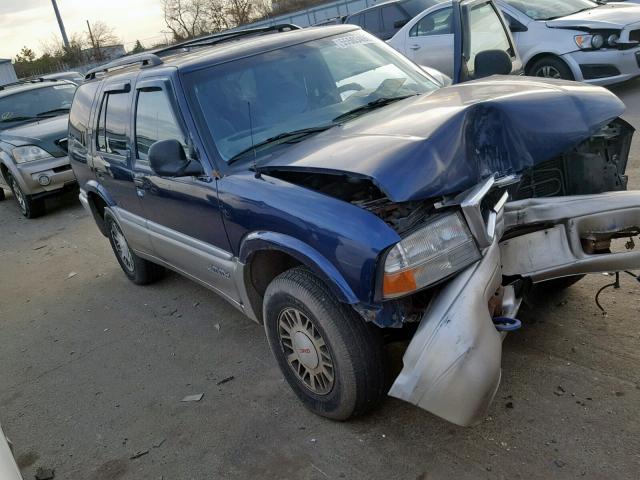 1GKDT13W8W2555889 - 1998 GMC JIMMY BLUE photo 1